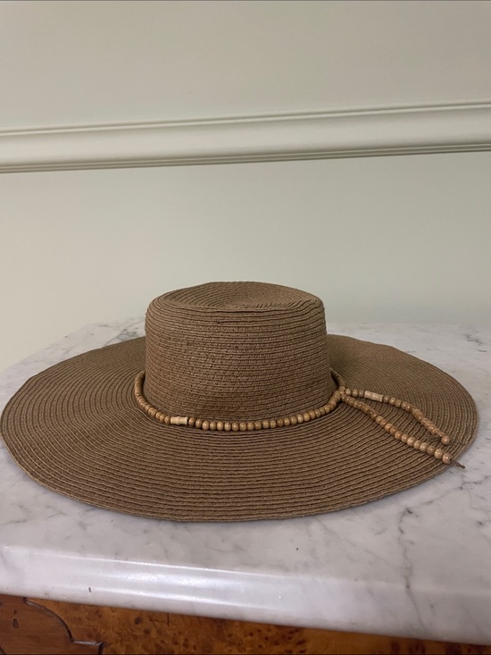 Accessories - Tan Paper Straw Sun Hat